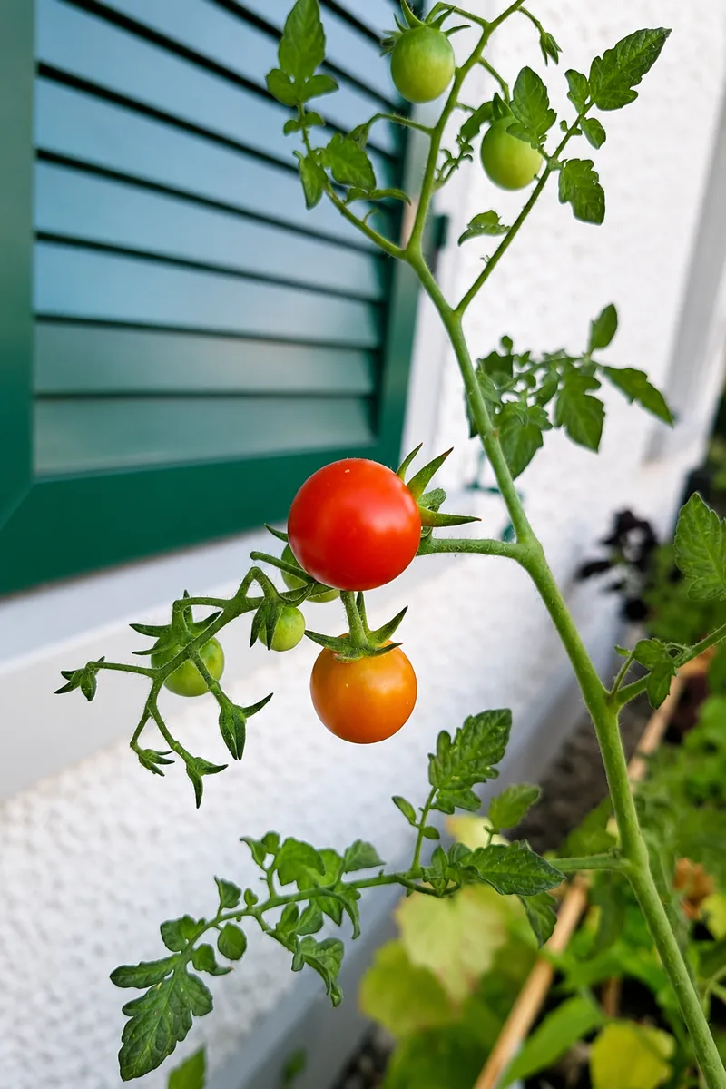 Reifende Cherrytomaten