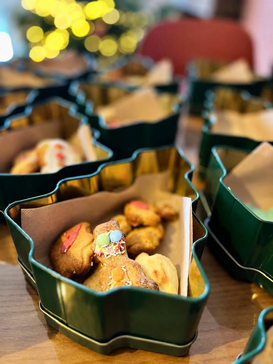 Selbstgebackene Weihnachtsplätzchen
